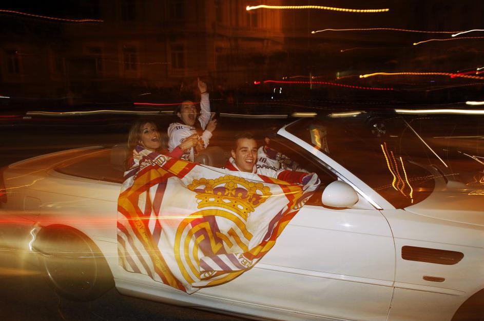 Real Madrid navijači proslavljajo