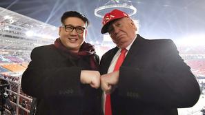 dvojnika kim jong un donald trump