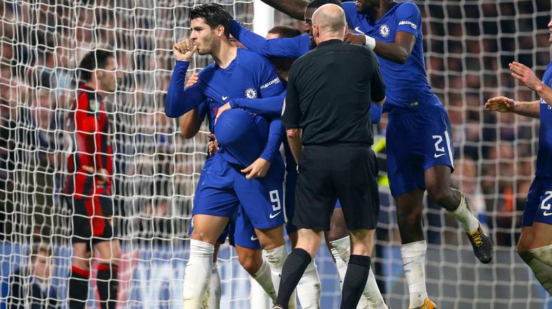 Alvaro Morata Chelsea Bournemouth