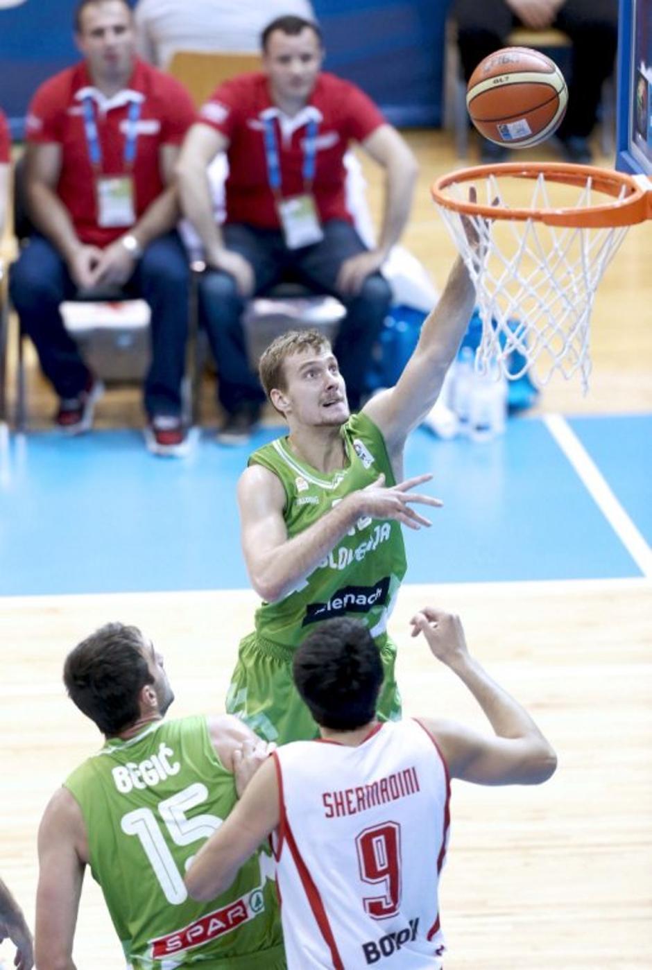 Gruzija Slovenija EuroBasket Celje Zlatorog Dragić Begić Šermadini Shermadini | Avtor: Saša Despot