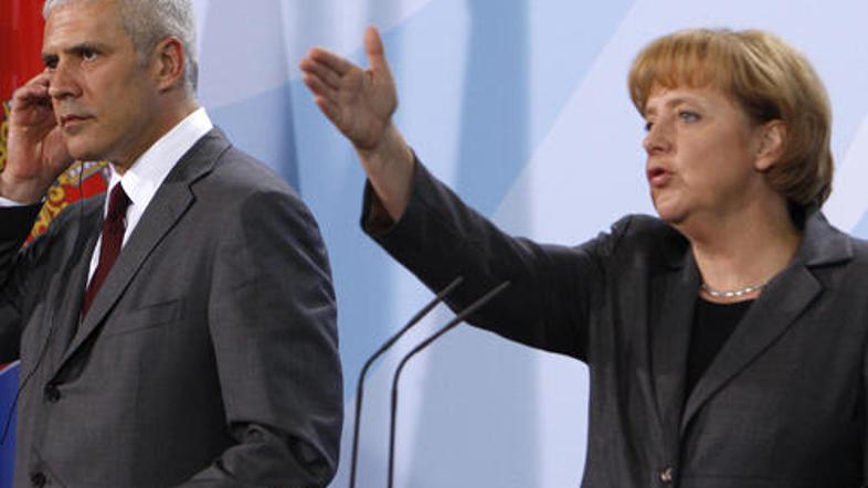 Merklova in Tadić sta na konferenci v Berlinu zavrnila možnost delitve Kosova.