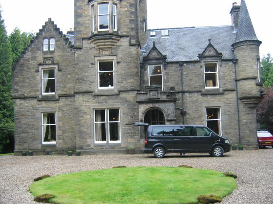 Dvorec v škotskem podeželju.