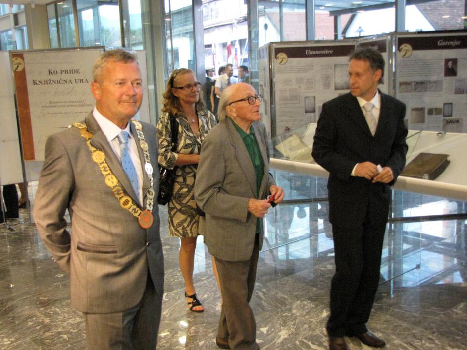 Otvoritev nove knjižnice v Kranju.