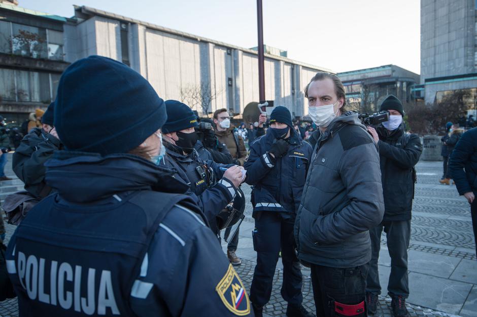 protivladni protest | Avtor: Anže Petkovšek