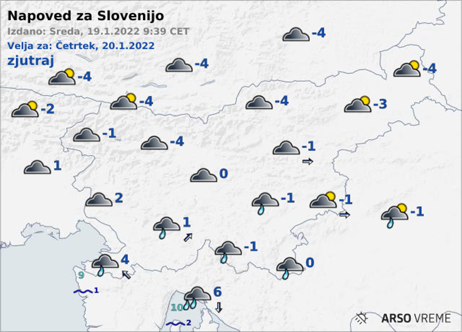 Arso vreme | Avtor: Arso/meteo.si