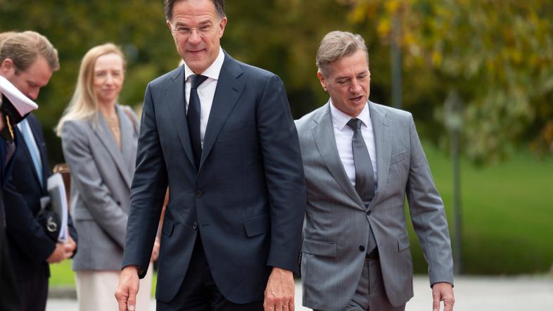 Mark Rutte in Robert Golob