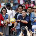 Maradona Džakarta Jakarta obisk nogomet legenda žoga