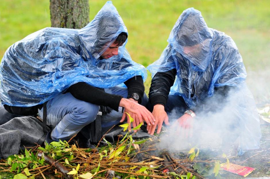 Begunci pred slovensko mejo | Avtor: EPA