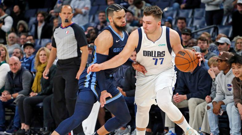 Dillon Brooks in Luka Dončić