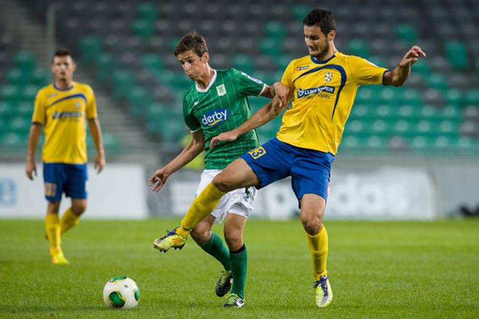 Kapun Olimpija Ljubljana Luka Koper Prva liga prvenstvonje Olimpija Ljubljana Pr | Avtor: SPS/nkolimpija.si