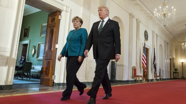 Angela Merkel in Donald Trump