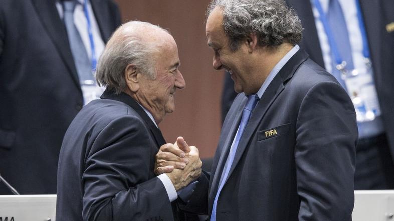 Sepp Blatter, Michel Platini