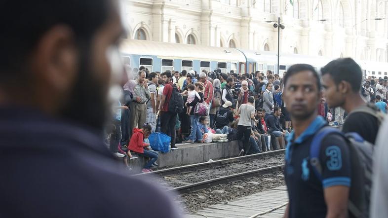 Železniška postaja Keleti, Begunci