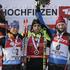 Martin Fourcade Simon Schempp Jakov Fak biatlon zasledovanje Hochfilzen