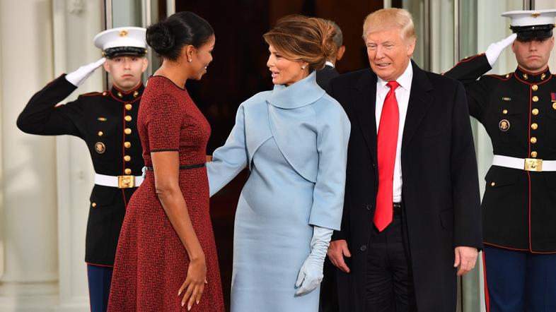 michelle obama, melania trump