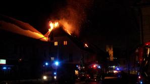 Požar v Slovenski Bistrici