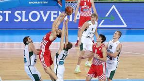 Kleiza Bogdanović Šarić Seibutis Litva Hrvaška EuroBasket Stožice