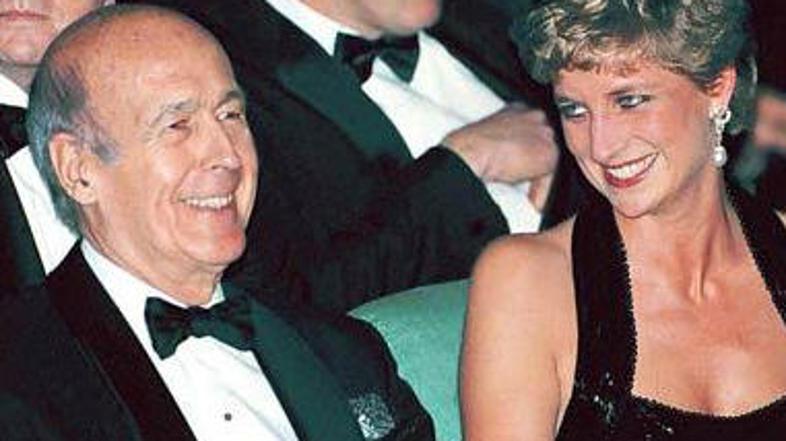 Valery Giscard d'Estaing s princeso Diano leta 1994