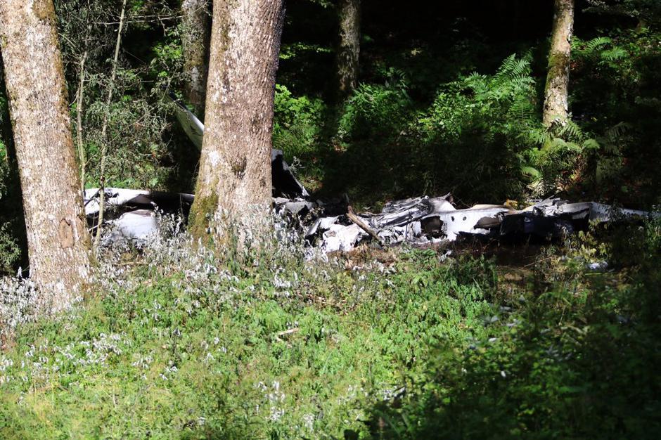 Posledice strmoglavljenja letala pri Ajdovščini | Avtor: Saša Despot