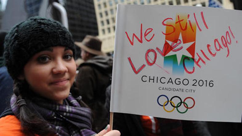 Med domačini v Chicagu je bilo kar nekaj razočaranja, ko niso dobili olimpijskih