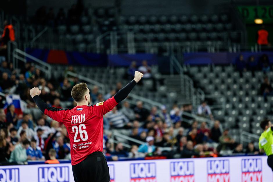 rokomet SP Zelenortski otoki-Slovenija, Klemen Ferlin | Avtor: Saša Despot