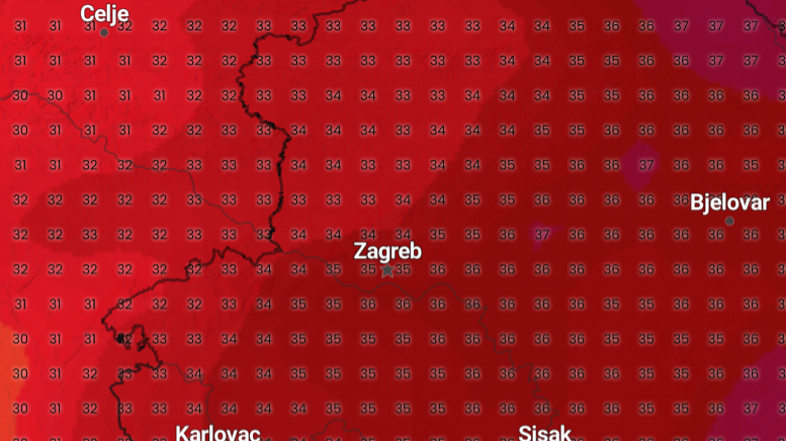 vročinski val hrvaška