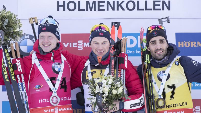 Henrik L'Abee-Lund, Johannes Thingnes Boe, Martin Fourcade