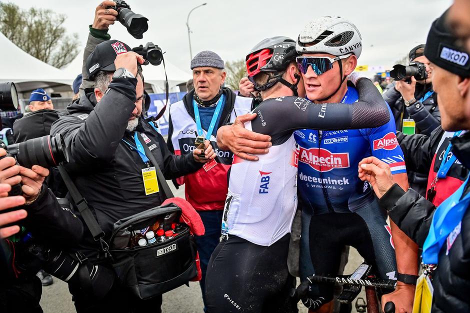 Tadej Pogačar in Mathieu van der Poel | Avtor: Profimedia