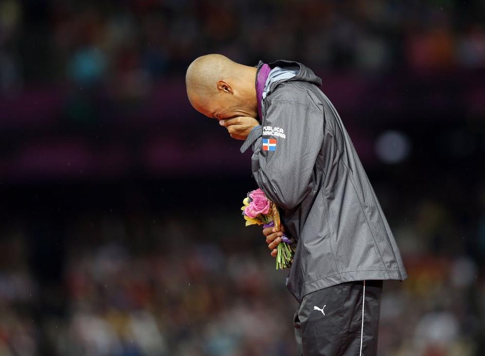 felix sanchez 400m z ovirami podelitev solze london 2012