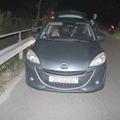Mazda, s katero je Alžirec tihotapil migrante