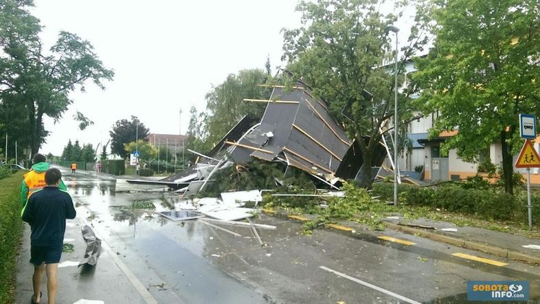 Podrta streha, OŠ Turnišče