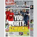 Daily Mirror Bastian Schweinsteiger You Dirty Schwein