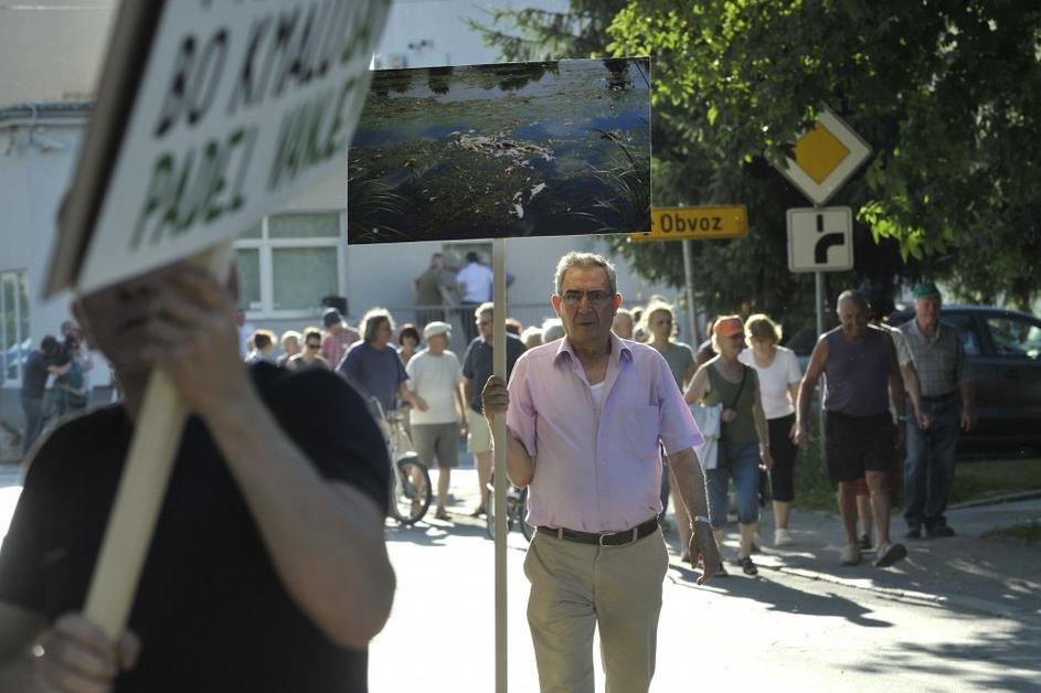 Protest v Vevčah