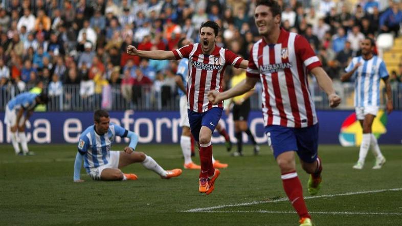 Koke Villa Malaga Atletico Madrid Liga BBVA Španija prvenstvo