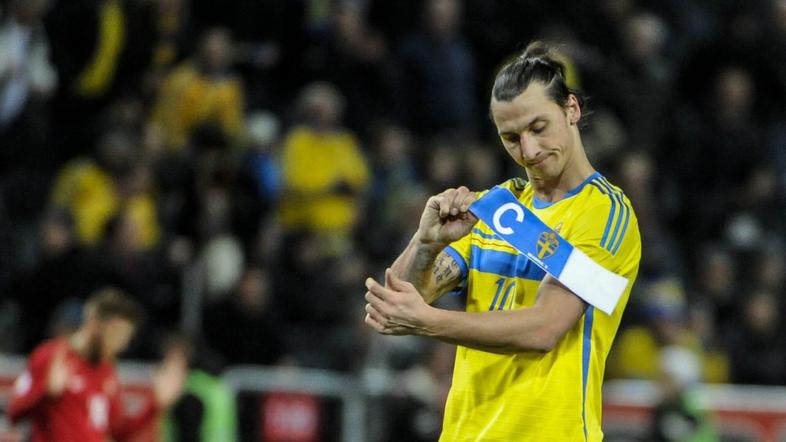 zlatan ibrahimović švedska kapetanski trak kapetan