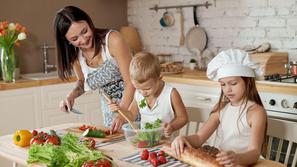 Kuhanje, družina, kosilo, hrana