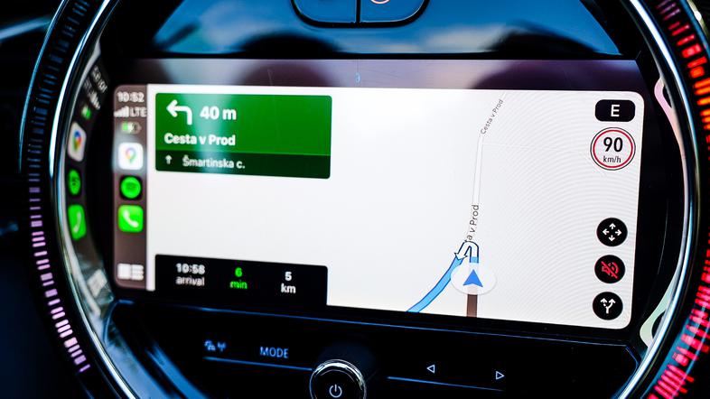 Google Maps Zemljevidi aplikacija Carplay