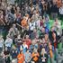 Navijači na tekmi med ACH-jem in Budvansko riviero