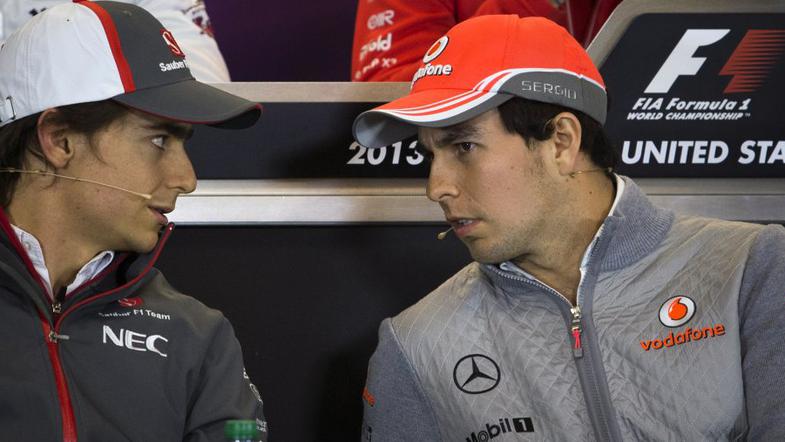 Esteban Gutierrez Sauber Sergio Perez