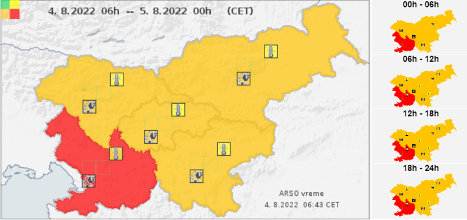 alarm arso | Avtor: Arso