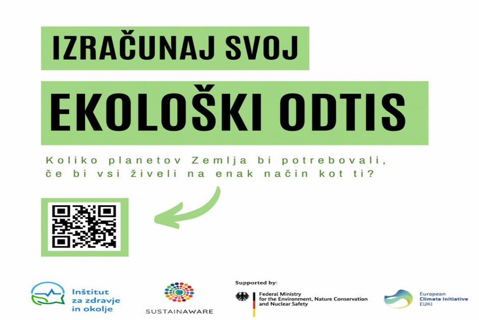 ekološki odtis | Avtor: zajem zaslona