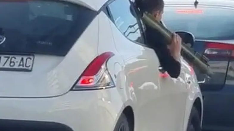 Zadar, moški z raketometom