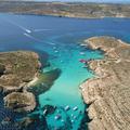 Comino Malta Modra laguna