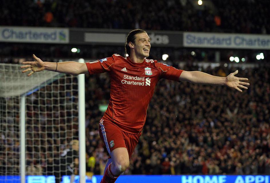 Andy Carroll gol zadetek veselje proslavljanje slavje proslava