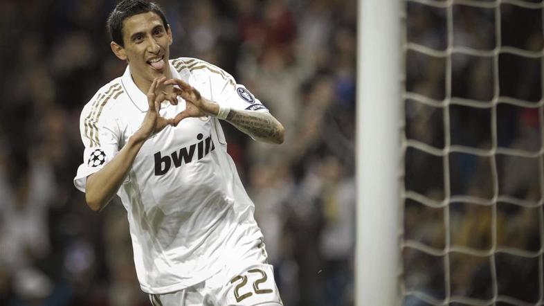 Di Maria Real Madrid Apoel Nikozija Liga prvakov četrtfinale povratna tekma