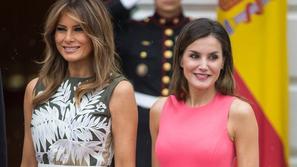 melania trump, kraljia letizia