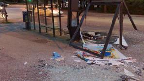 avtobusna postaja, Ljubljana, nesreča, trčenje