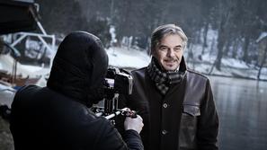 Davor med snemanjem na Bledu. (Foto: Kaly Kolonič)