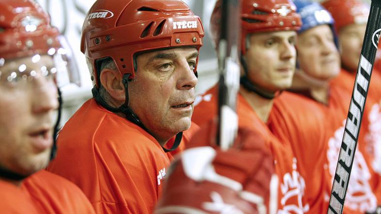 Matjaž Kopitar dobrodelna tekma legende slovenskega hokeja Olimpija Jesenice Tiv