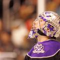 Vratar Kingsov, Jonathan Quick, je dobil štiri gole in L. A. je izgubil. (Foto: 